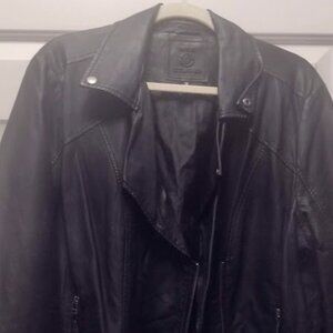 ⚡ Max Studio Pleather Moto Jacket | Size 1X